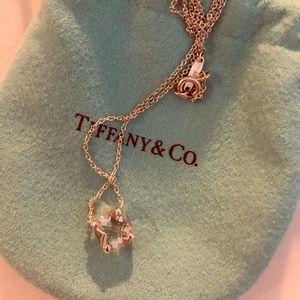 Authentic Tiffany’s & Co pendant stone necklace